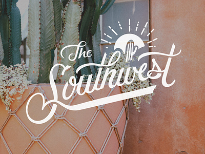 The Southwest Hand Lettering design hand lettering lettering lettering design southwest type western