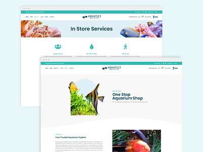 Aquatics Unlimited Web Design