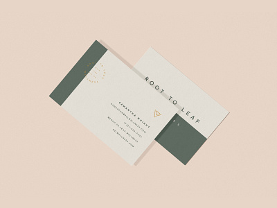 Wellness Brand Business Card