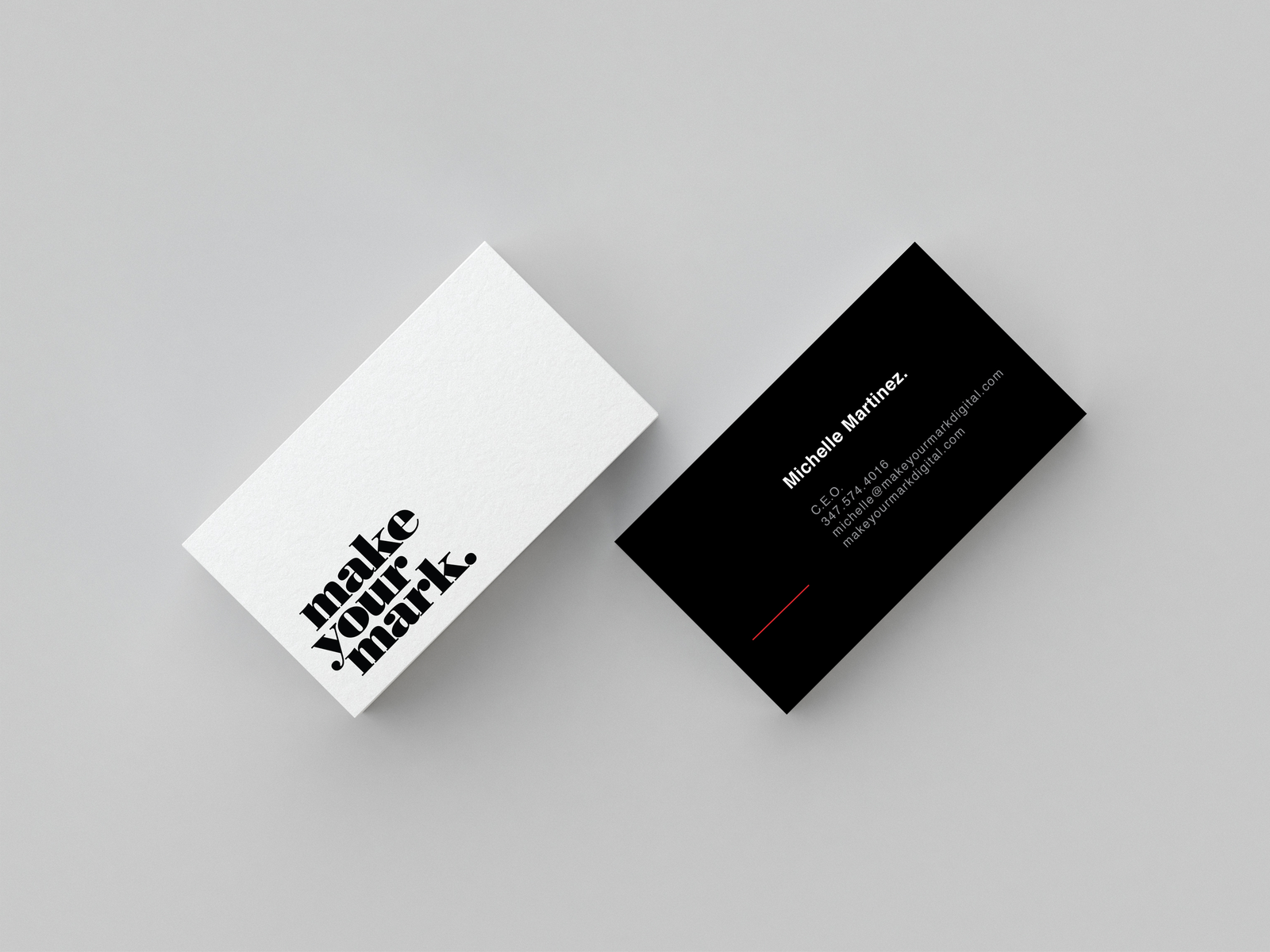 Make Your Mark Business Cards by Ahvay Creative Studio on Dribbble