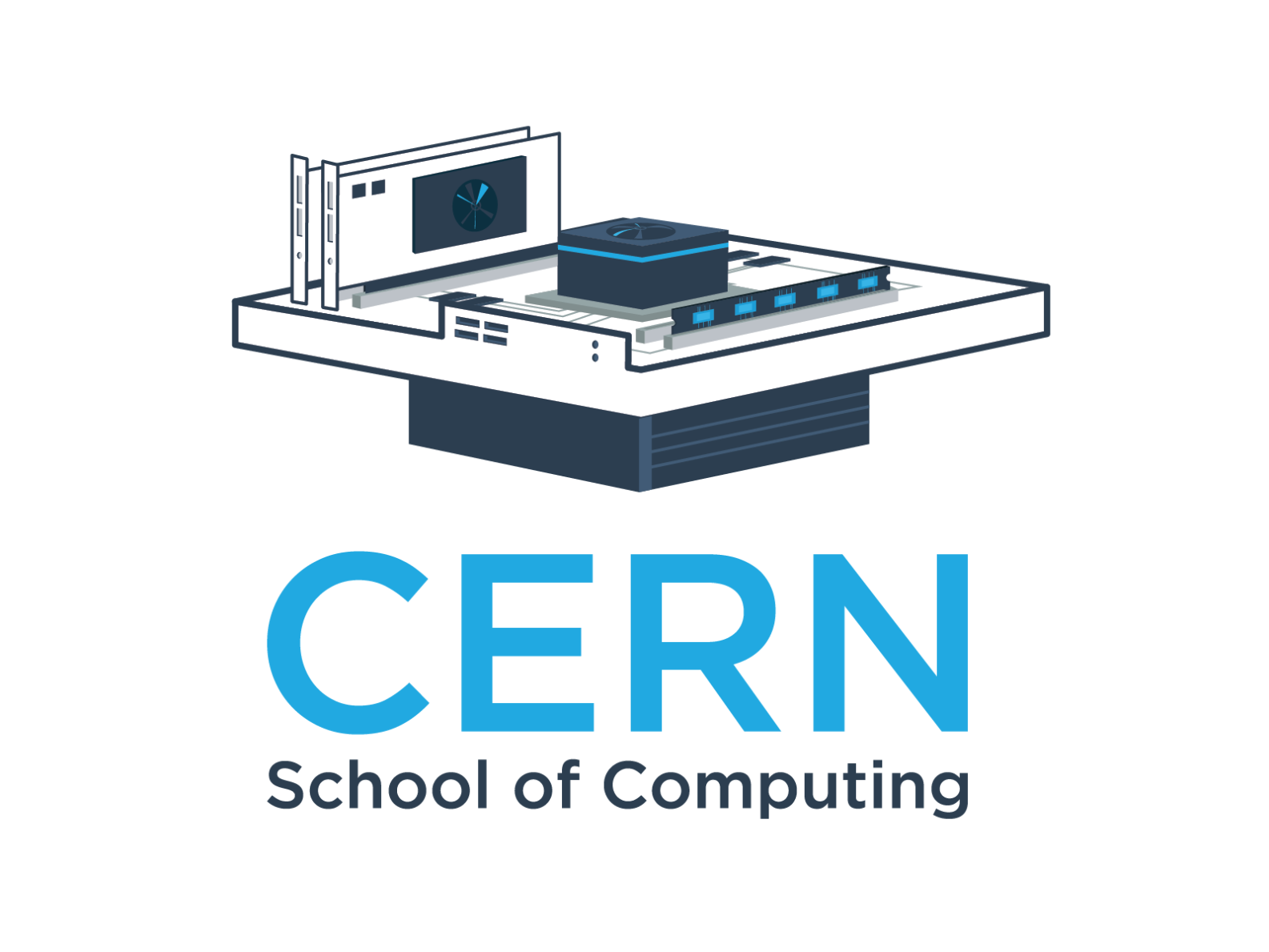 CERN School of Computing Logo by Antarctic Design on Dribbble