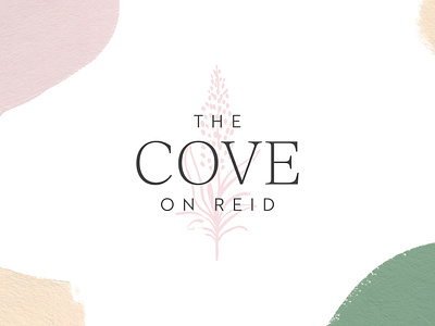 The Cove on Reid boutique boutique logo branding design fashion logo typography
