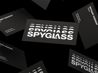 Spyglass Makeup Business Cards branding business card business card design design logo makeup makeup artist typography