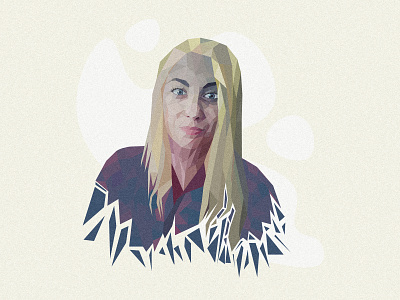 Low Poly Portrait animation app design designer girl icon illustration illustrator lowpoly minimal portrait art vector