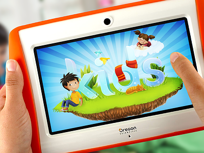 App for kids air android app children fat illustration ios ipad island kids