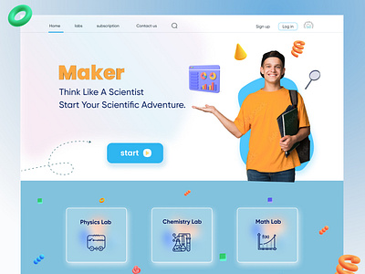 Maker is an experiment simulator for students