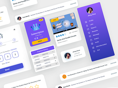 Ui kit for E-learning project