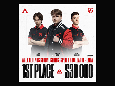 Apex Legends Pro League Gambit Esports branding esports poster team