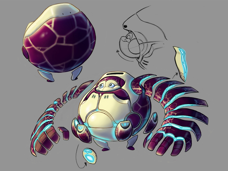 Personal Project Character Design science fiction visual development cute comics art concept visdev illustration design cartoon drawing character