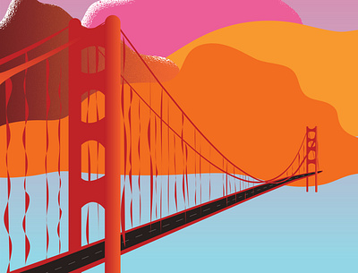 Bridge adobe illustrator design illustration travel