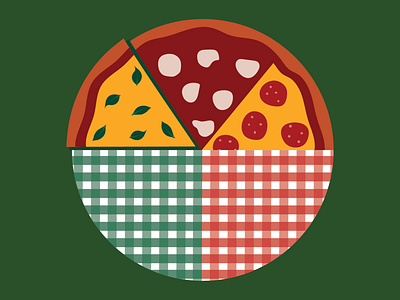 Pizza adobe illustrator collage art design illustration italy kitchen art pizza poster design