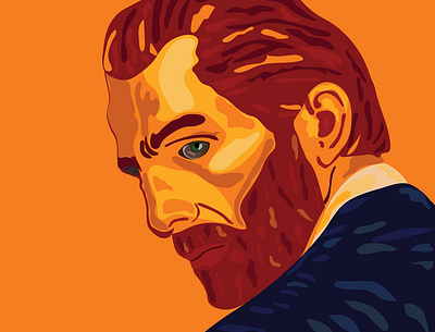 Loving Vincent adobe illustrator design illustration loving vincent portrait art portrait illustration van gogh vincent van gogh