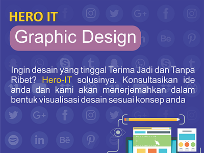 Hero IT Instagram Layout for Design Graphic