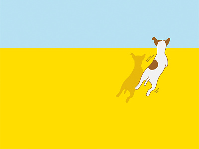 Jack - Canvas canvas dog illustration