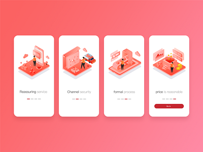 Mobile app app illustration ui 设计