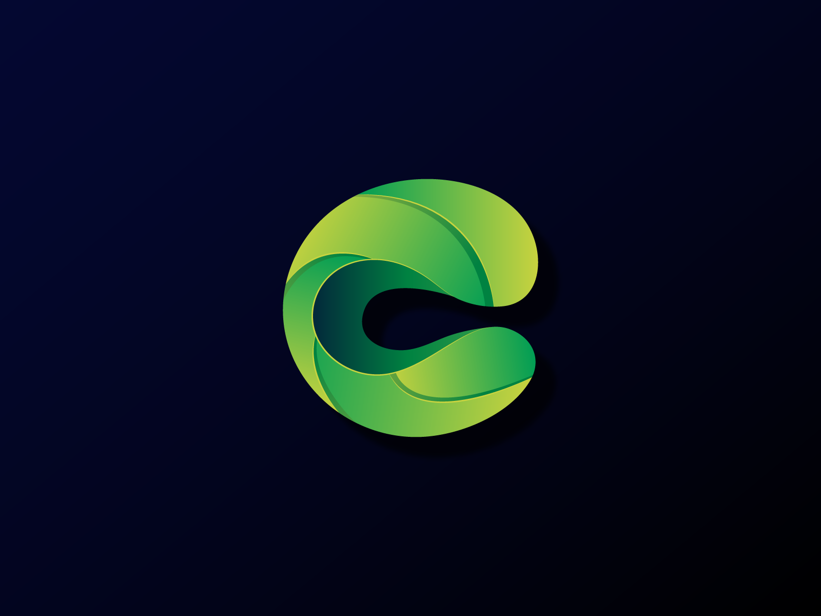 Colorful C Logo by neonabdrawn on Dribbble