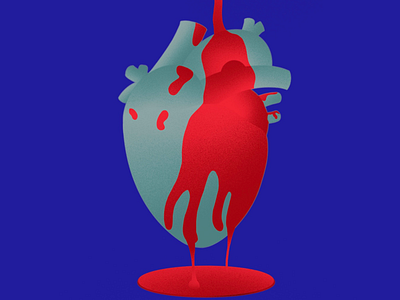 Bleeding Love art digital illustration procreate