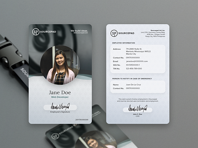 Company ID blur business card circle company company profile document id identity pattern profile waves