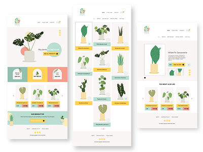House Plants Website Design