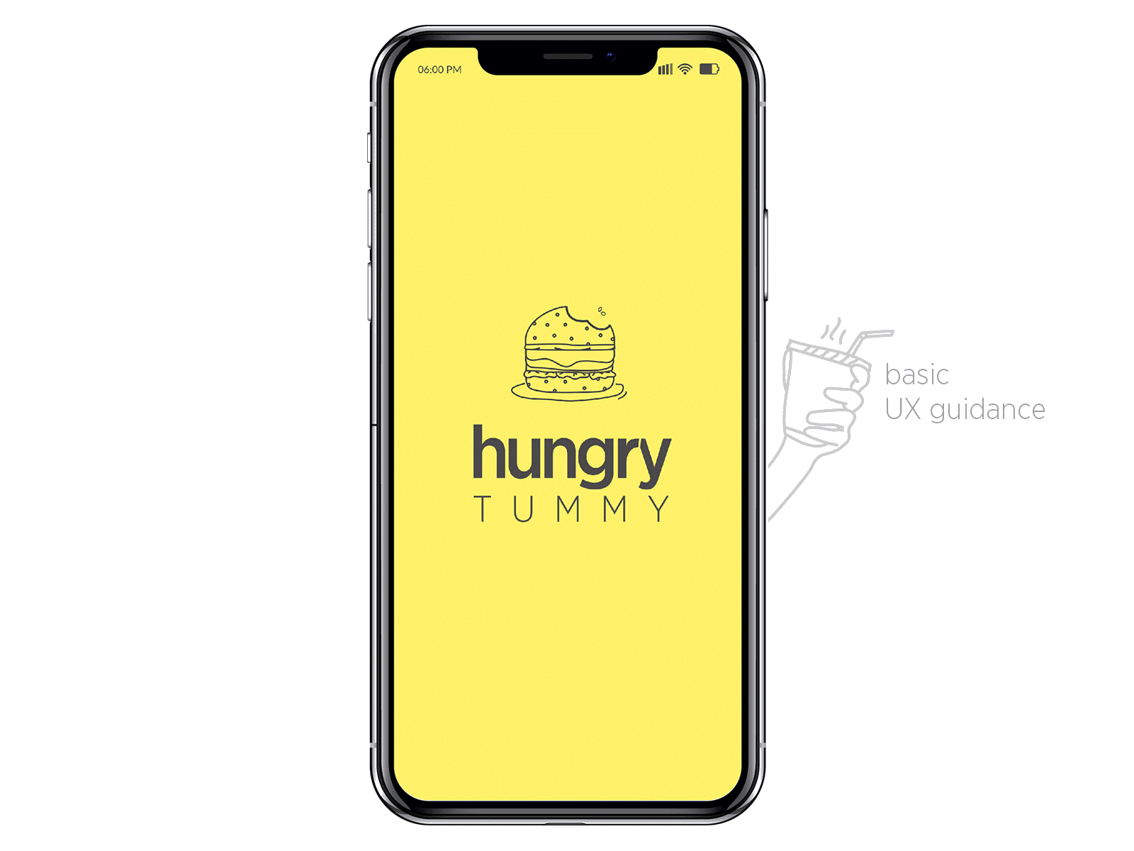 Hungry Tummy - A Food Delivery App (basic ux guidance) app design foodapp icons illustration mobile app mobileui sketch sketchapp ui user interface design ux