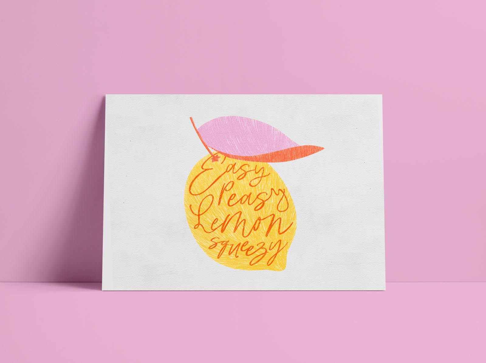 Easy Peasy Lemon Squeezy by Casaca on Dribbble