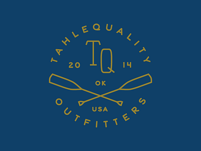 Tahlequality Outfitters illustration logo