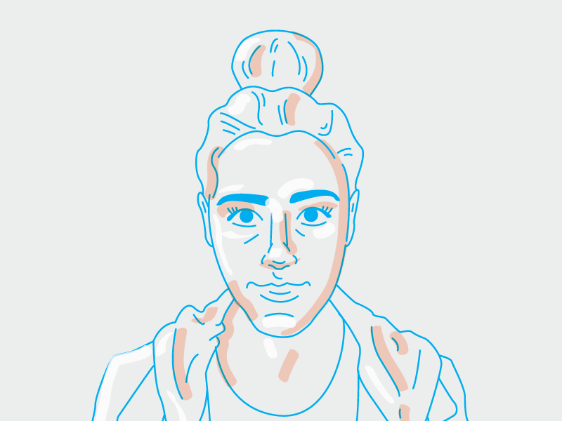 Portrait Art illustration art portrait portrait art design line art minimalist clean design graphic design illustration