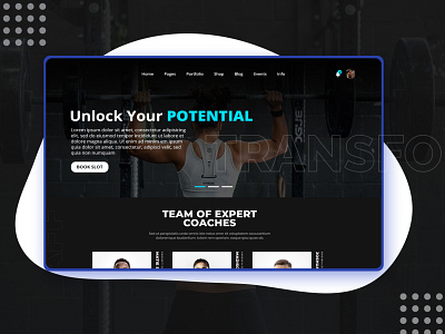 Fitness Website Design