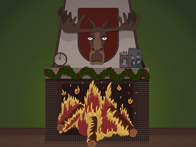 Moose and Fire