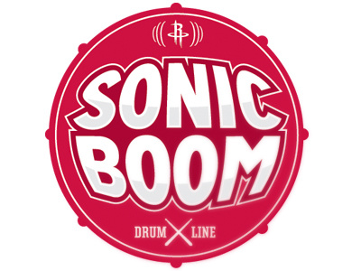 Houston Rockets Sonic Boom Drum Line basketball boom diazmunoz drum eduardo houston line logo nba rockets sonic