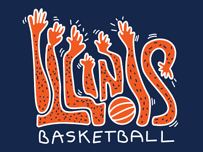 Handsy Illinois Basketball