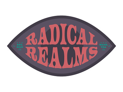 Radical Realms Patch diazmunoz eduardo logo patch radical realms surreal trasina
