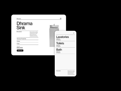 Drahma Ceramics branding design product page studio-rana ui uiux uiuxdesign user interface ux webdesign