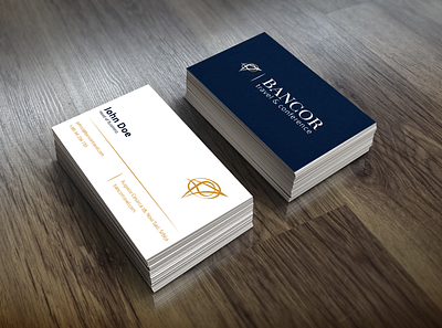 Bancor Business Card branding business card corporate design flat illustration illustrator logo