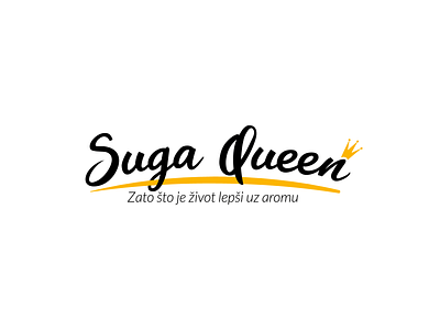 Suga Queen Logo branding corporate design design flat illustration illustrator logo typography