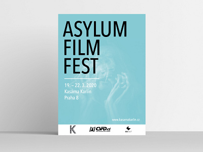 Asylum Film Fest asylum blue blueposter festival film festival freaky graphicdesign poster