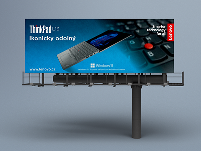 Lenovo ThinkPad billboard ad adobe billboard electronics lenovo notebook thinkpad