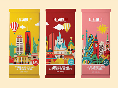 Elisabeth Chocolate Candy Packaging Design