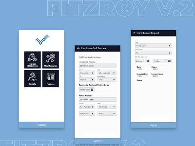 M-Ellipse App app design flat software ui