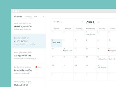 Calendar of Events