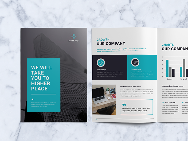 Business Brochure Vol. 2 by yovimaula on Dribbble