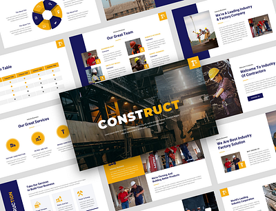 Construct – Construction & Building Presentation Template agency architect architecture branding building business company construction construction presentation constructor corporate crane engineer equipment estate house industrial multipurpose project