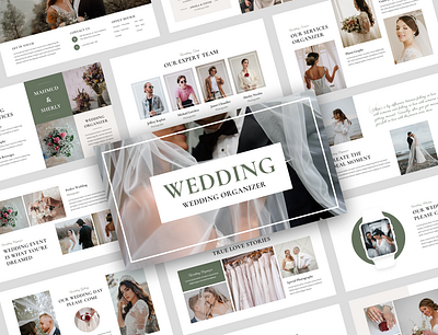 Wedding Photography & Organizer Presentation Template bouquet branding bridal bride celebration ceremony clothing decoration event love luxury marriage photography project romantic save the date valentine wedding invitation wedding organizer