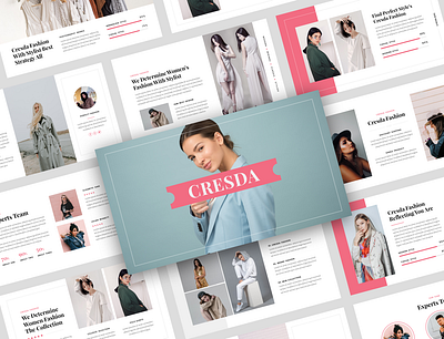 Cresda – Fashion & Clothing Store Presentation Template artist beauty boutique brand casual clothes clothing collection ecommerce fashion men hypebeast lifestyle makeup model photography portfolio shirt shopping skincare