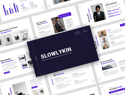 Slowlykind – Corporate Business Presentation Template advertising analysis annual report chart company profile concept consulting corporate business digital agency digital marketing finance insurance mockup personal branding pitch deck planning portfolio professional target market