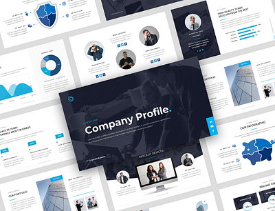 Company Profile Presentation Template advisor annual report branding business plan chart company profile consultant consulting corporate business data analysis finance financial infographic insurance pitchdeck professional project proposal startup timeline