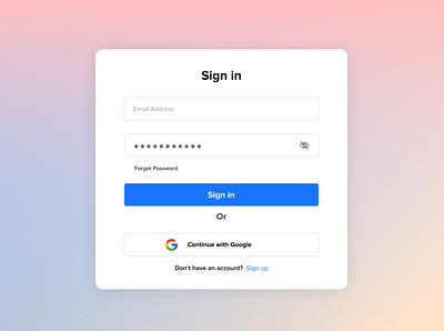 Sign in screen dashboad dashboard ui design sign sign in signup ui ux