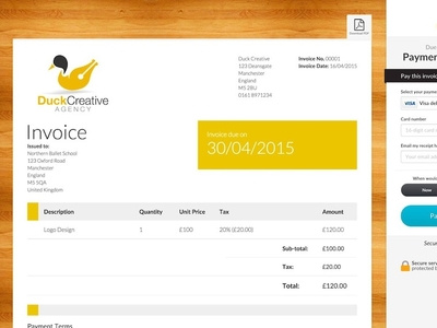 Digitising the invoice (DueCourse)