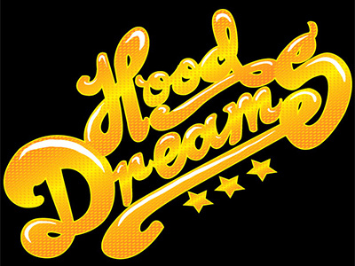 Hood Dreams dreams graffiti halftones hood typography urban vector