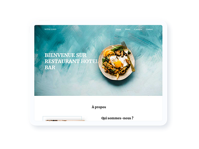 Template restaurant app branding design identity illustration interface le site francais restaurant template templates typogaphy ui ux ux ui website